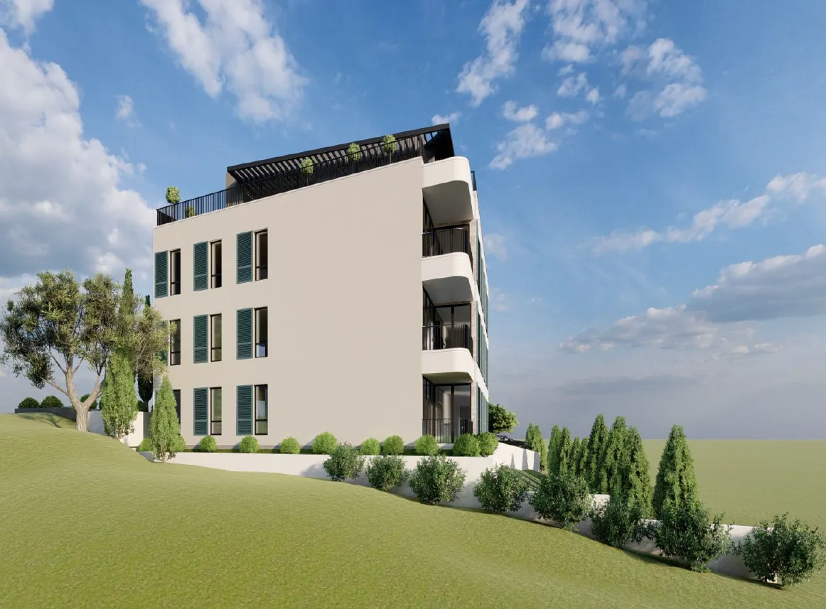 Apartments in a new modern building in Baosici 50m away from the sea